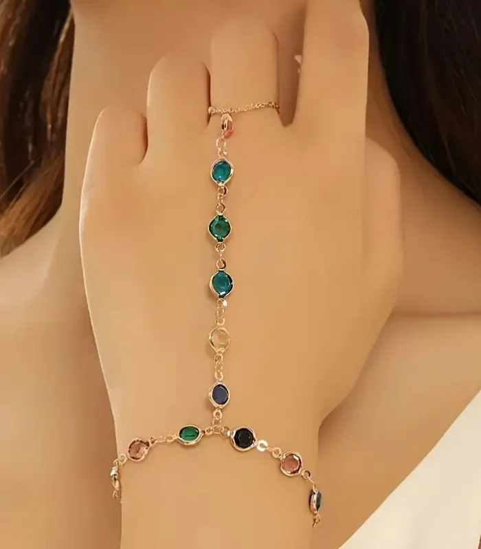 Vibrant Bohemian Chain Wristband