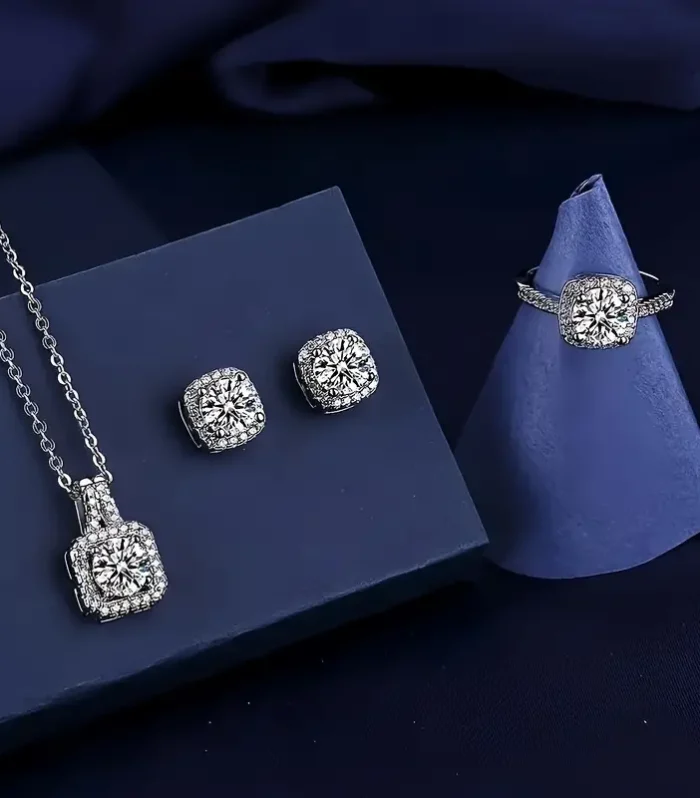 Fashion Cuboid Zirconia Jewelry